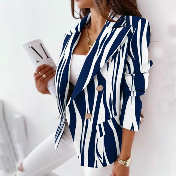

women's suits & blazers plaid blazer jacket women spring autumn long sleeve casual slim thin khaki woman coats 2021 elegant office suit, White;black