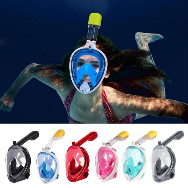 

diving masks underwater scuba full face snorkeling anti-fog anti-leak protector set for swimming water sports adults youth