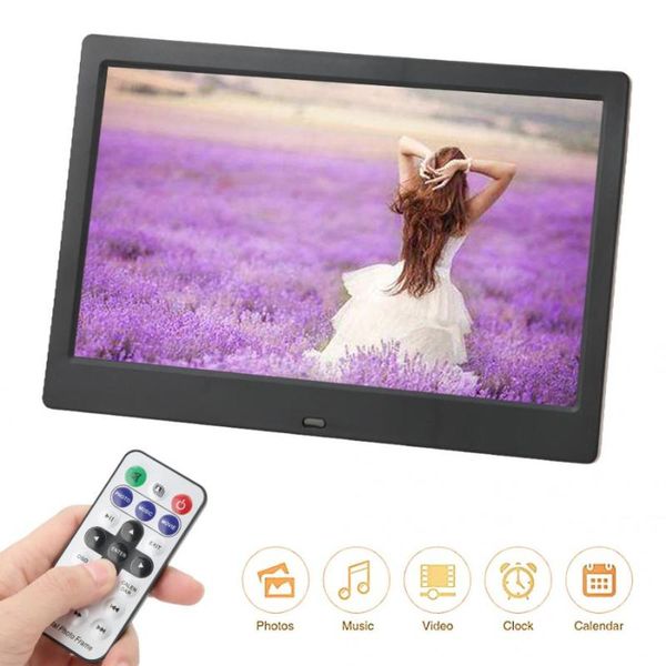 

digital po frames po black/white frame 10 inch 1024*600 hd screen multiple languages screens ratio 16:9