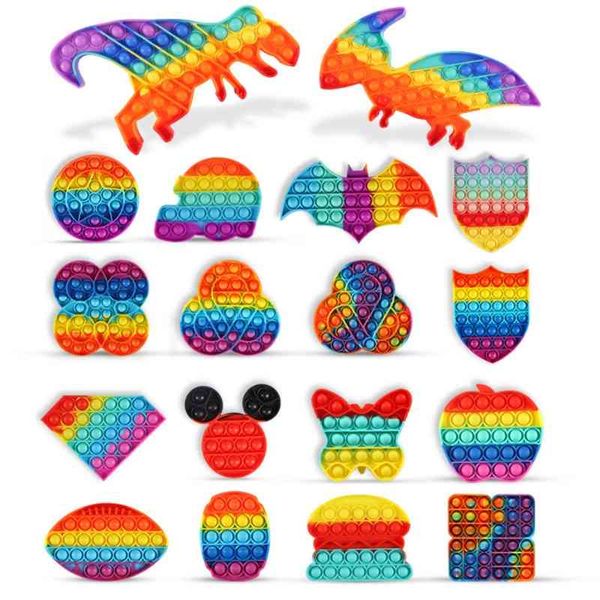 

push pop it gadget decompression silicone toy monster dinosaur bubble music press board rat killing pioneer