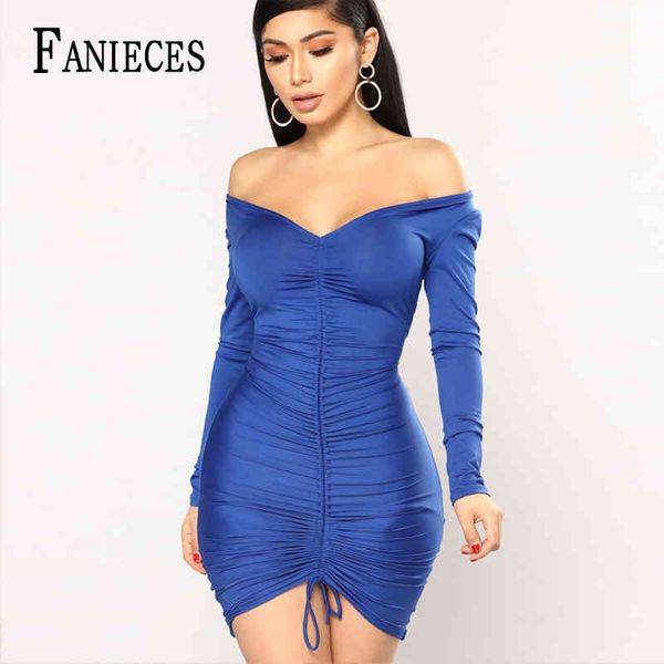 

club bodycon bandage dress elegant long sleeve elastic party es white midi club sheath clubwear vestidos 210520, Black;gray