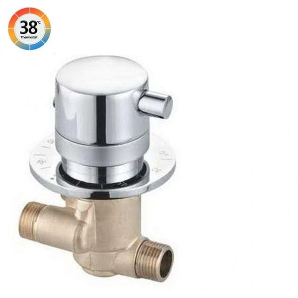 

mttuzk 1 way output brass thermostatic shower faucets wall mounted cold water mixing valve thermostatic shower valve