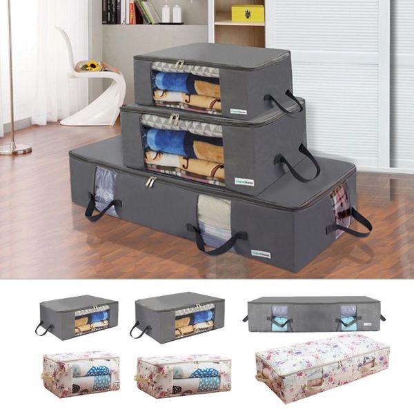 

clothing & wardrobe storage s/m/l quilt bag moisture-resistance container for clothes bedding pillows organizer home supplies