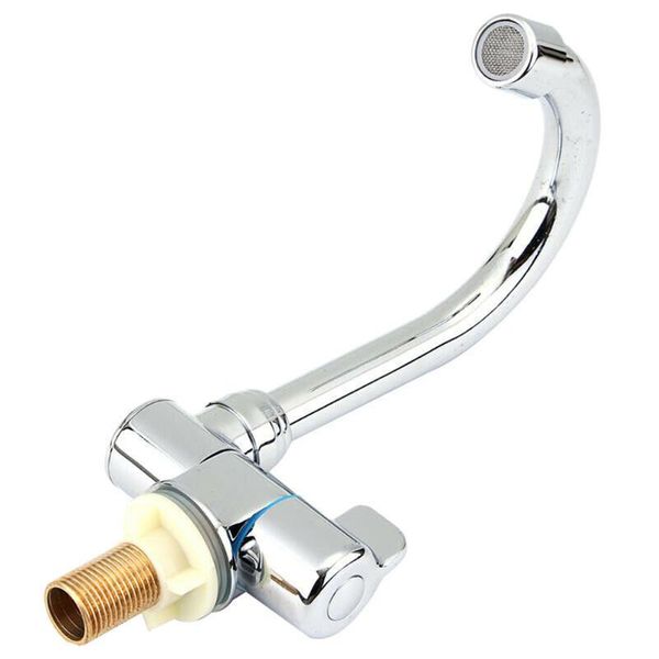 

accessories camping yacht copper smooth marine caravan boat rotation cold water basin single handle folding faucet atv parts