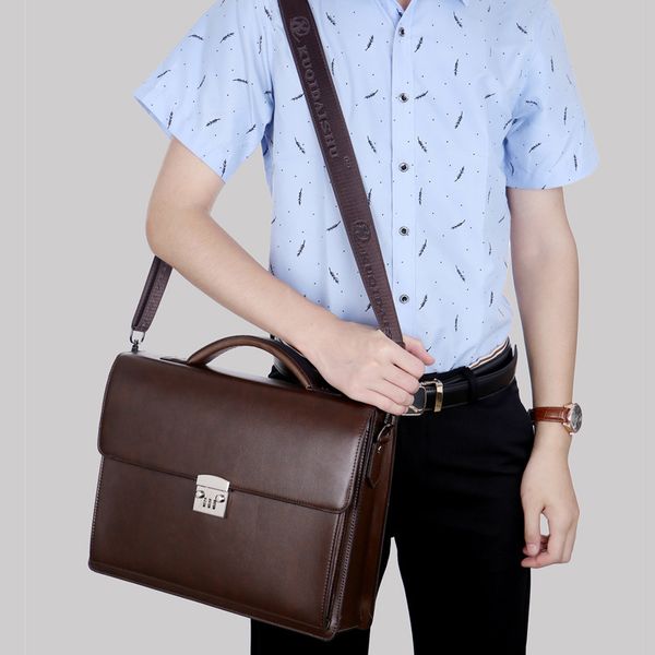 

briefcase kuqi kangaroo 2021 men's bag handbag business fashion one shoulder diagonal lawyer file computer
