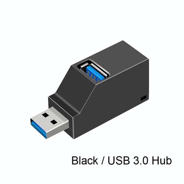 USB 3.0 hub adaptador extender mini splitter caixa 3 portas para PC laptop telefone celular de alta velocidade u leitor de disco para xiaomi