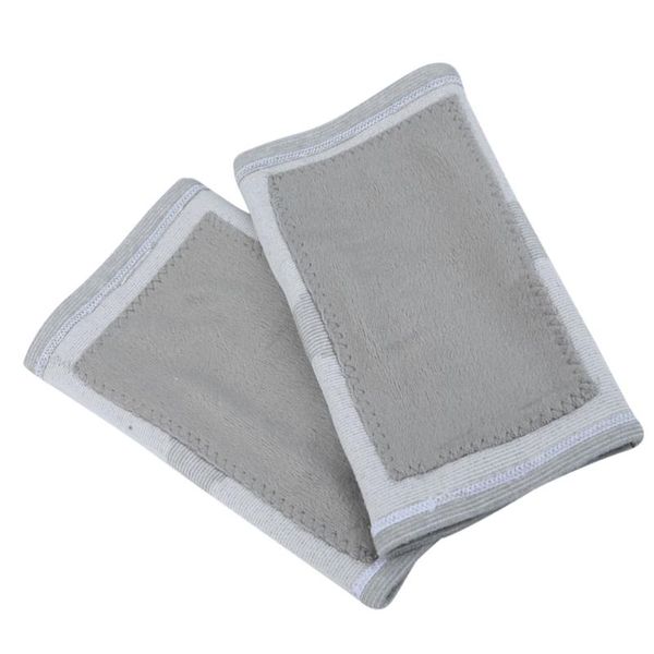 

pair outdoor sports knee pad comfortable soft kneecap keep warm kneelet running for men (grey, size) elbow & pads, Black;gray