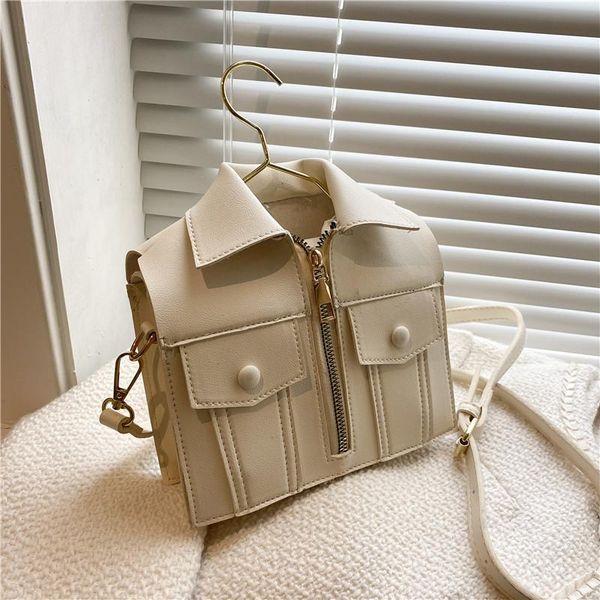 

evening bags european brand design chain motorcycle women clothing shoulder rivet zipper jacket bag messenger leather handbags