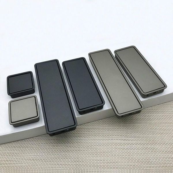 

handles & pulls simple concealed zinc alloy knob and handle drawer pull modern sliding door slotted embedded invisible hardware