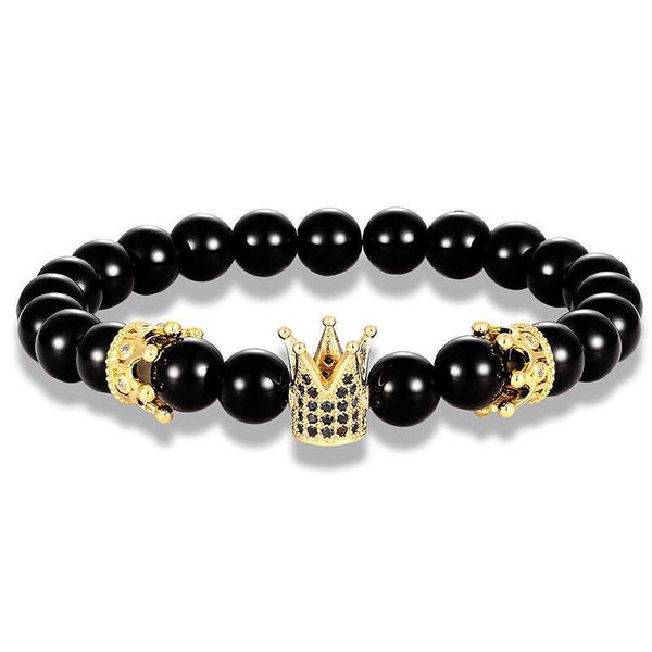 

75%off bracelet crown inlaid with bright beads bracelet jewelry a1, Golden;silver