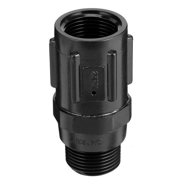 

drip irrigation regulating valve 3/4 inch 25 psi replacement water pressure regulator (black) watering equipments