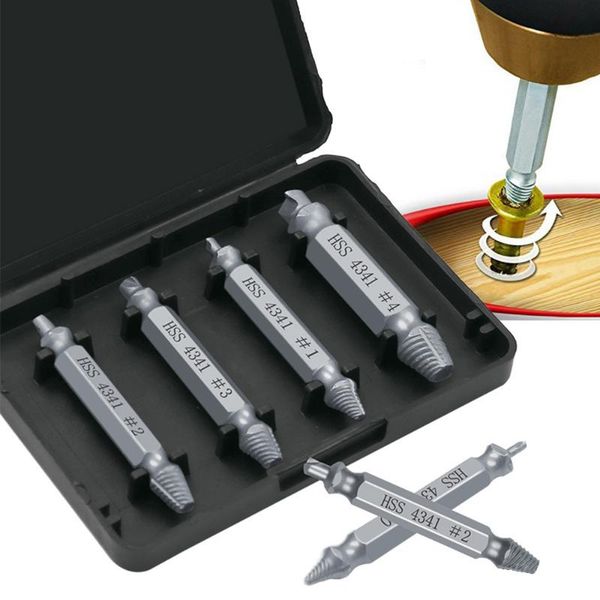 

professional hand tool sets damaged screw extractor drill bit set take out stripped broken bolt stud remover demolition home woodworking par