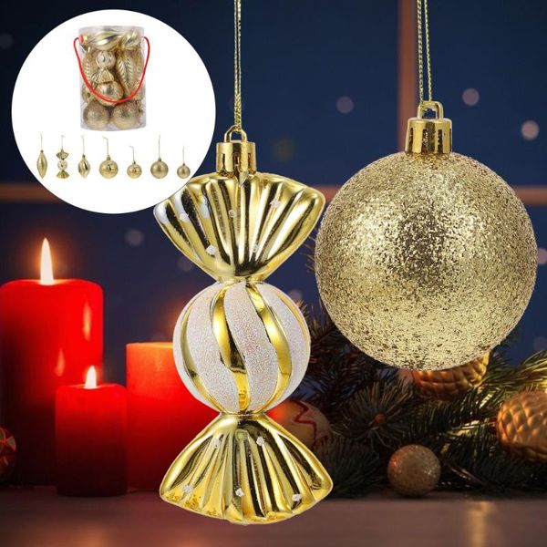 

party decoration 1 box christmas tree hanging ornament gift supply for