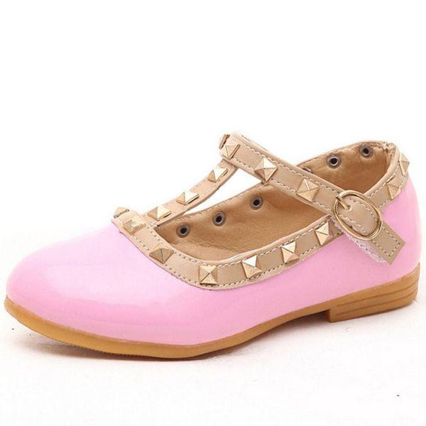 

sandals spring and autumn fashion girl willow nail dancing princess shoes infant leisure non-slip flat, Black;red