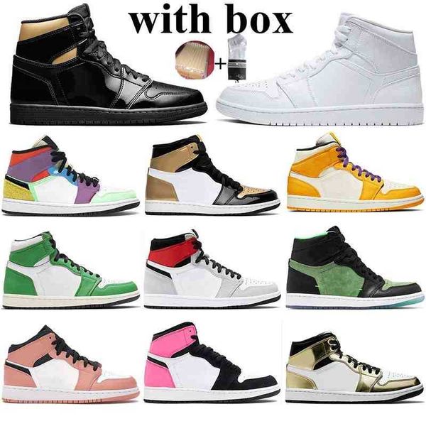 

with box jumpman 1 1s basketball shoes for women men high og unc fearless light smoke grey pherspective twist mens womens sport sneakers