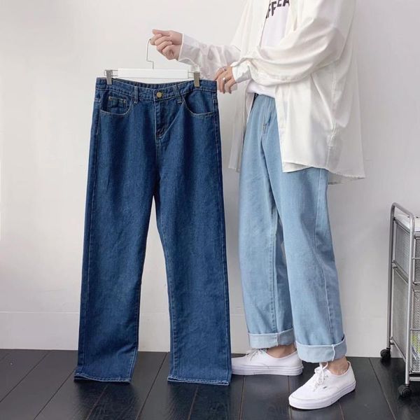 

korean version loose black blue pants men jeans hip hop oversized 5xl 4xl distressed baggy mens trousers pantalones hombre men's