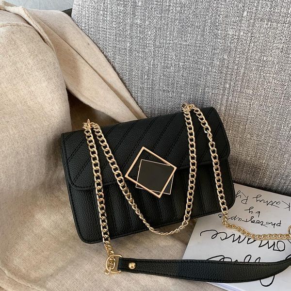 

evening bags women's bag fashion style lingge single shoulder diagonal chain small square