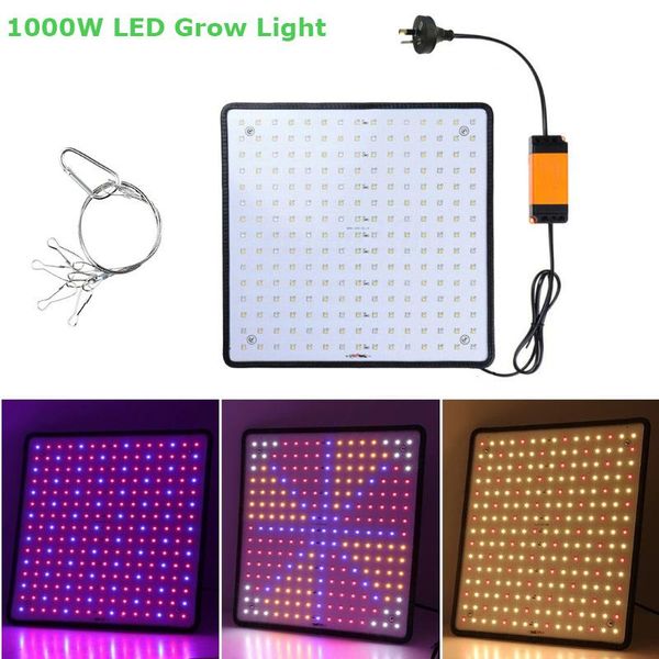

grow lights 1000w light led full spectrum lamp plant bulb greenhouses indoor phyto tent us eu uk plug