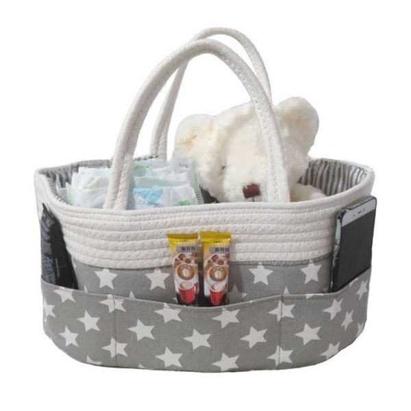 

diaper bags foldable felt cloth storage bag baby organizer big size changing table toy basket car travel
