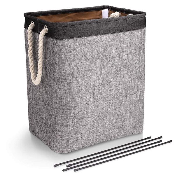 

laundry storage & organization basket with handles linen hampers for baskets built-in lining detachable brackets well-holding upgr