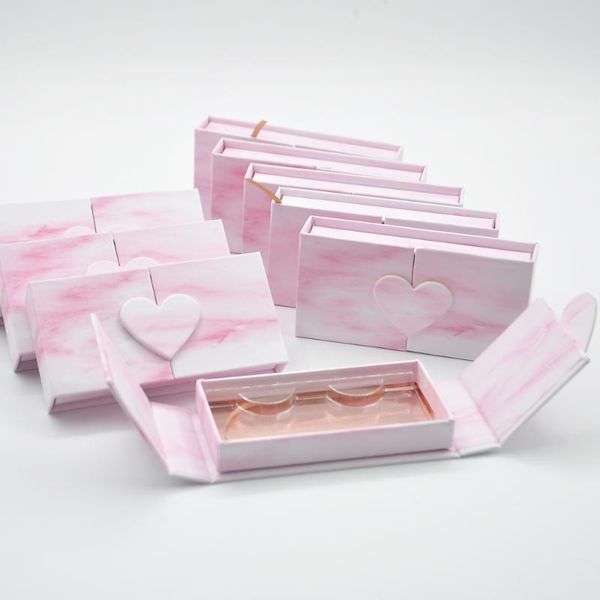 

false eyelashes wholesale lash boxes packaging package box faux cils 25mm mink lashes book magnetic makeup case