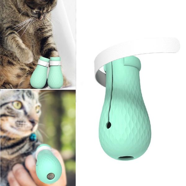 

cat costumes 4pcs/set adjustable pet shoes soft silicone anti-scratch foot cover boots grooming supplies for home bath