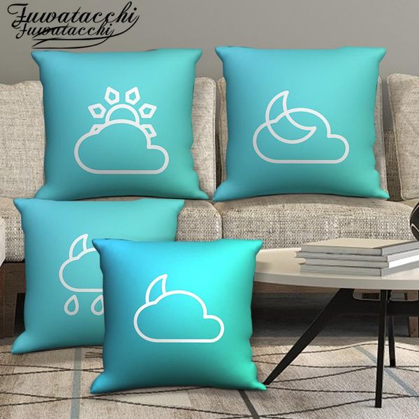 

cushion/decorative pillow fuwatacchi cartoon symbol cushion cover simple style pattern throw covers for couch/car home decor pillowcase 45x4