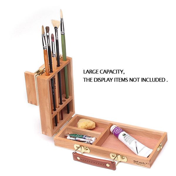 

Portable Sketch Easel Painting Box Wooden Easel for Drawing Oil Paint Laptop Accessories Painting Art Supplies For Artist Child, Burlywood
