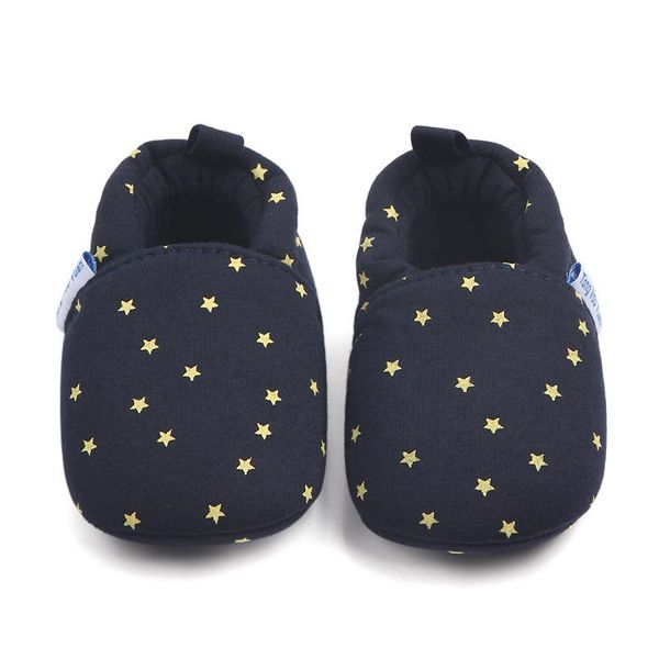 

first walkers 2021 fashion stars printing baby moccasins shoes girls boys soft sole boots
