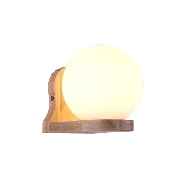 

american wall lamp wood art bedroom bedside modern simple staircase aisle living room background led creative lamps