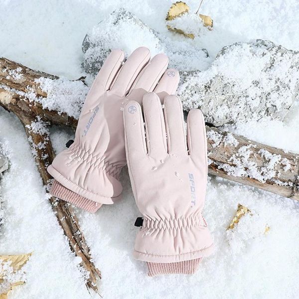 

ski gloves 1 pair winter excellent touch screen utility warm 5 colors waterproof