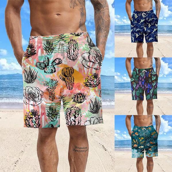

mens swimwear swim shorts trunks beach board swimming short pants swimsuits running sports surffing male men's, White;black