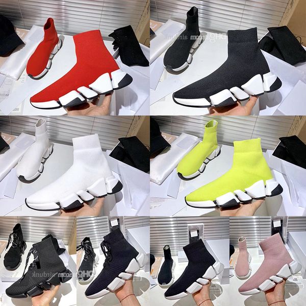 

shoes paris man woman speed runner trainer 2.0 sock 1.0 shoe women triple black white selling lace socks soft slip-on trainers boots
