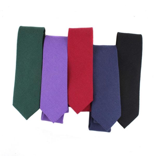 

bow ties black neck for men women casual suits solid tie gravatas skinny mens neckties business wedding slim cotton, Black;gray