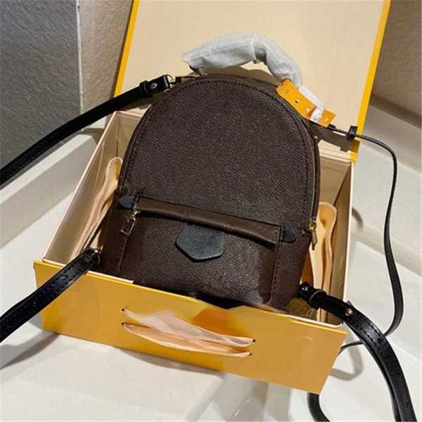 

2021 designers fashion palm springs mini backpacks handbags purse metal zipper handbag totes crossbody clutch mommy bags backpack style wome