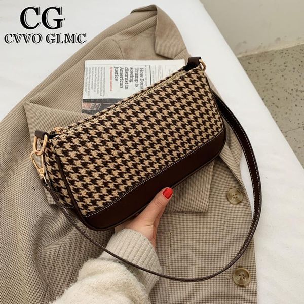 

evening bags cvvo glmc for women 2021 small shoulder purse luxury handbag armpit design retro crossbody messenger bag