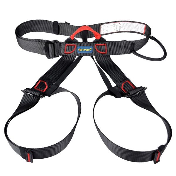 

cords, slings and webbing professional outdoor sports safety belt rock mountain climbing harness waist support half body aerial survival