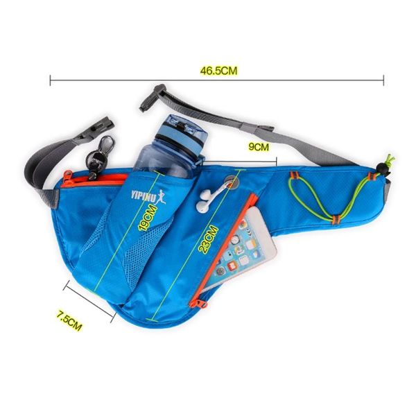 

outdoor bags waist running sports women pack pouch belt men purse mobile phone pocket case adjustable strap water bottle holder k3nc