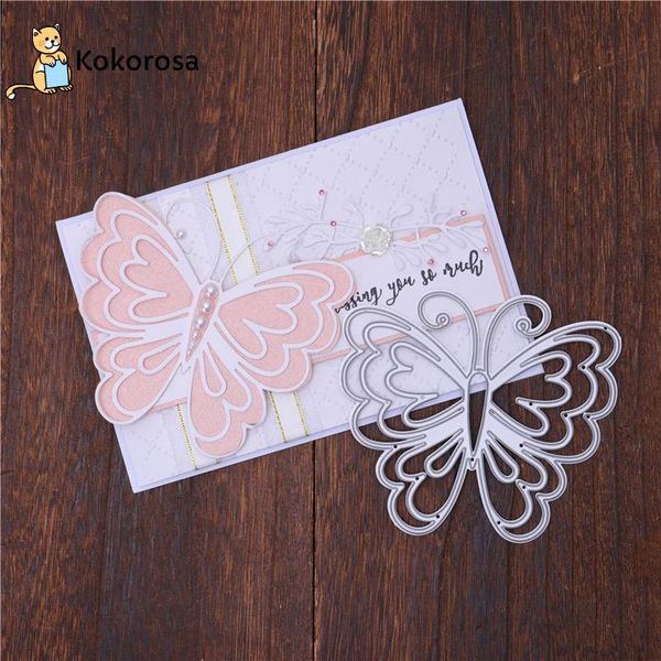 

painting supplies kokorosa dies butterfly metal cutting scrapbooking 2021 craft embossing stencil card making decoration