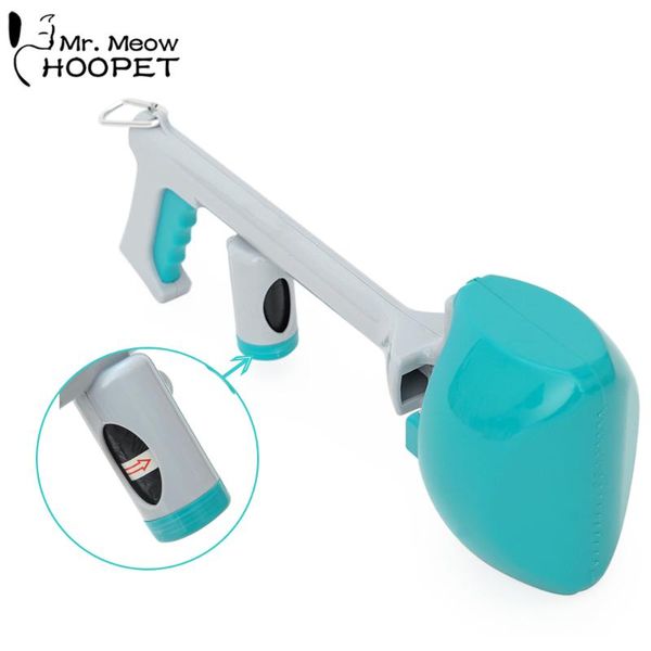 

dog travel & outdoors hoopet poop scoop pet shoveling device clip toilet outdoor portable picker cleaning tools with bags