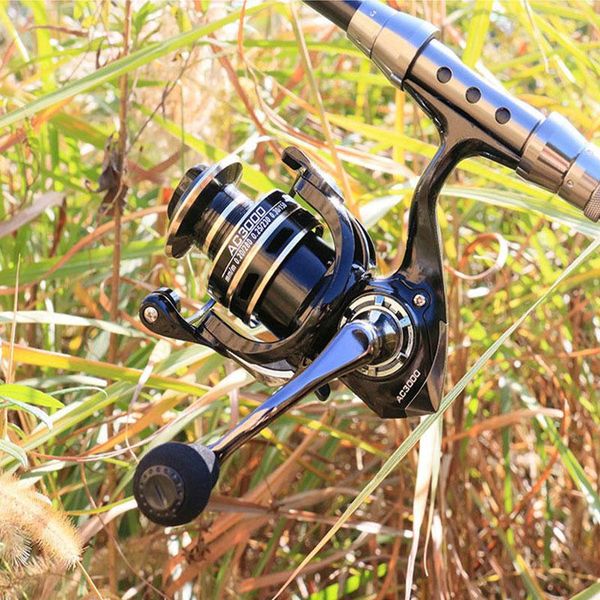 

fishing reels wheel 5.2:1 drag 8kg with full metal sea rod supplies for saltwater freshwater ac 2000-7000 x533d baitcasting