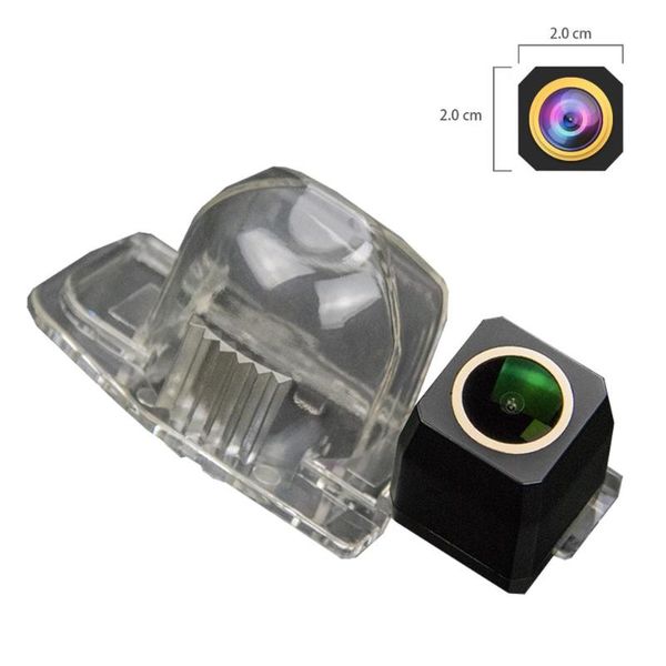 

car rear view cameras& parking sensors hd 1280x720p golden camera reversing backup trajectory dynamic line for 8 ly m8 mpv 2006-2014