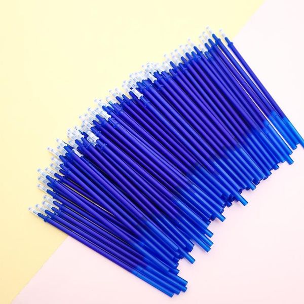 

gel pens 50pcs/pack korean erasable pen ink refills black blue flash cartridge school office supply accessory stationary stationery