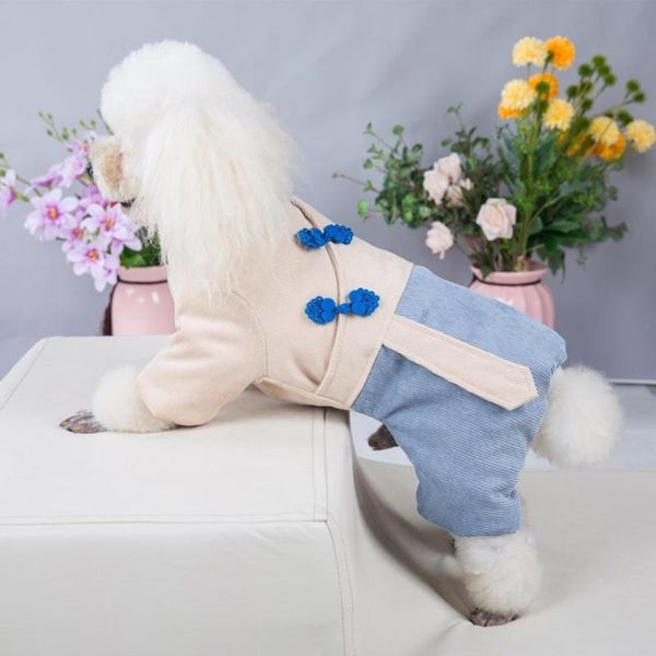 

dog apparel pet jumpsuit skin-friendly cat winter clothes lovely