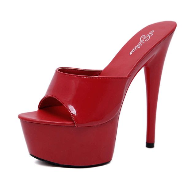 

mclubgirl 2021 patent leather tuote thin high heels black waterproof platform ultra-high heel sandals female summer lfd y0714