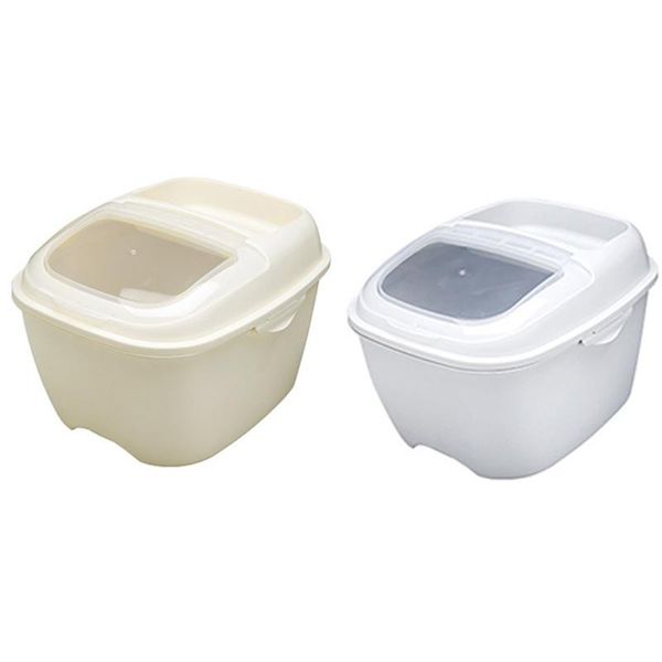 

storage bottles & jars 10kg flip cover sealed multi-function rice bucket abs plastic box kitchen household