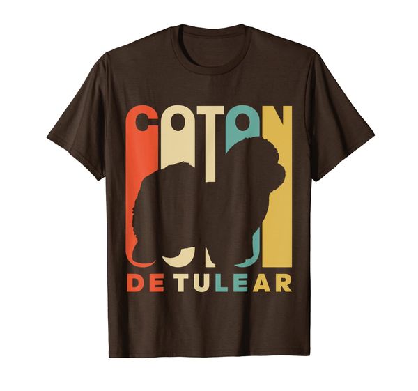 

Vintage Style Coton De Tulear Silhouette T-Shirt, Mainly pictures