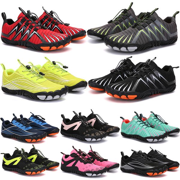 

2021 four seasons five fingers sports shoes mountaineering net extreme simple running, cycling, hiking, green pink black rock climbing 35-45