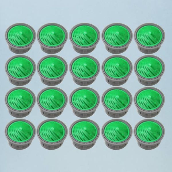 

other faucets, showers & accs 20pcs bubbler sprayer water saving filter wash basin nozzle for home kitchen bathroom (green)