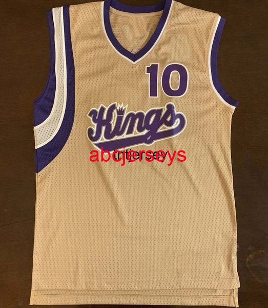 

100% stitched mike bibby gold basketball jersey mens women youth stitched custom number name jerseys xs-6xl, Black